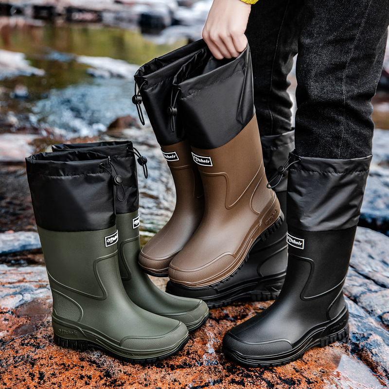 Fishing Boots - Bottes de pluie imperméables pour hommes,