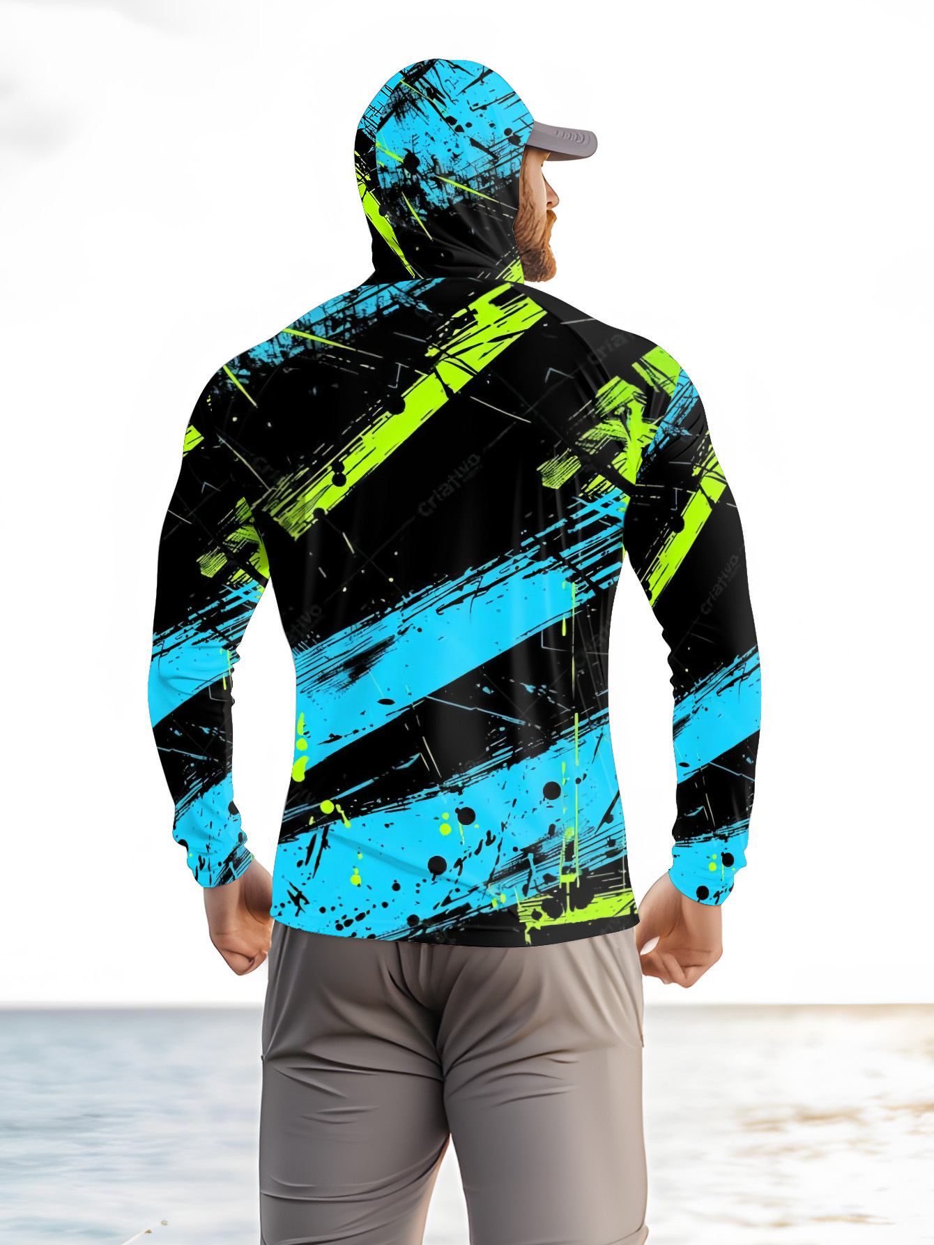Sweat à capuche de pêche pour  - Fishing Shirt Uv Protection avis et prix
