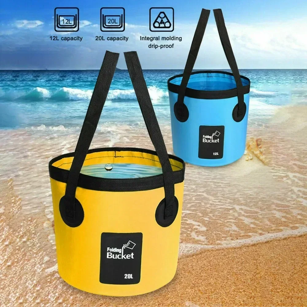 Seau de pêche pliable 12L/20L, - Fishing Bag Waterproof avis et prix